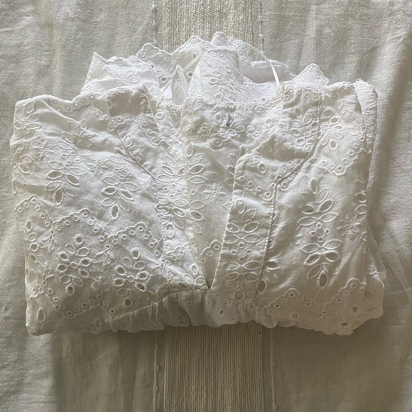 Zara White eyelet dress - Picture 6 of 6